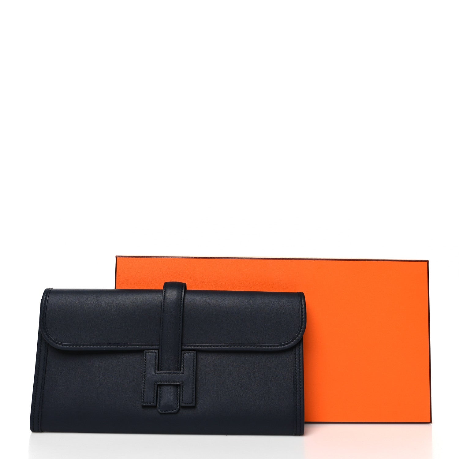 Hermes Swift Jige Elan 29 Clutch Bleu Indigo 9 of 9