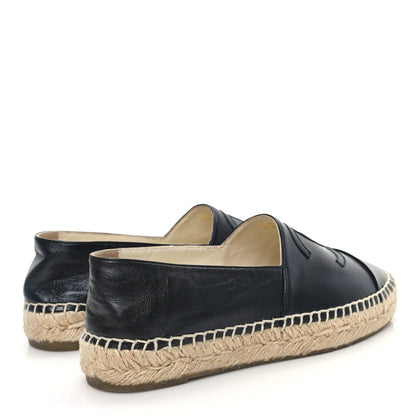 Chanel Lambskin CC Espadrilles 35 Black 4 of 7