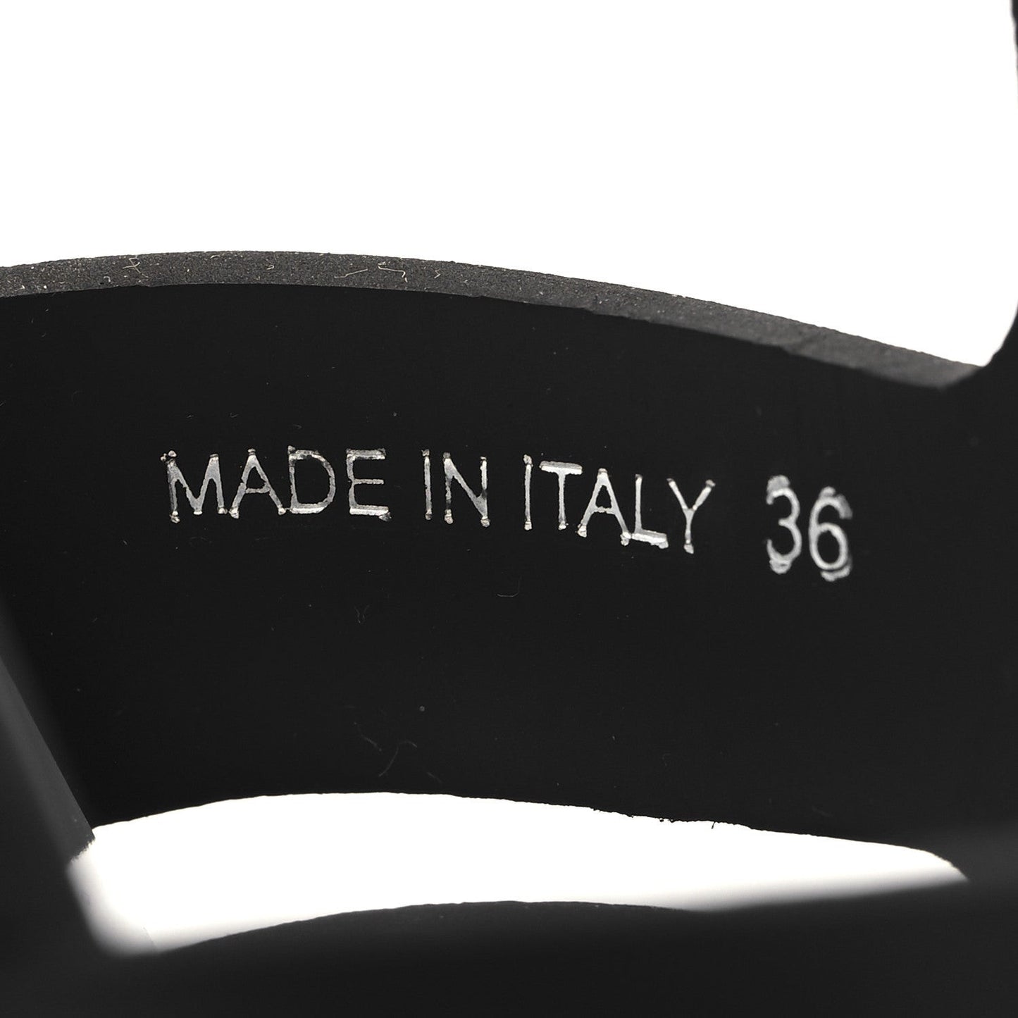 Foam Rubber Triangle Logo Monolith 55mm Cage Sandals 36 Black