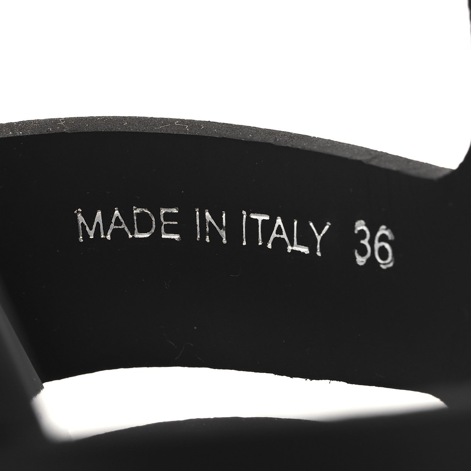 Prada Foam Rubber Triangle Logo Monolith 55mm Cage Sandals 36 Black 7 of 7