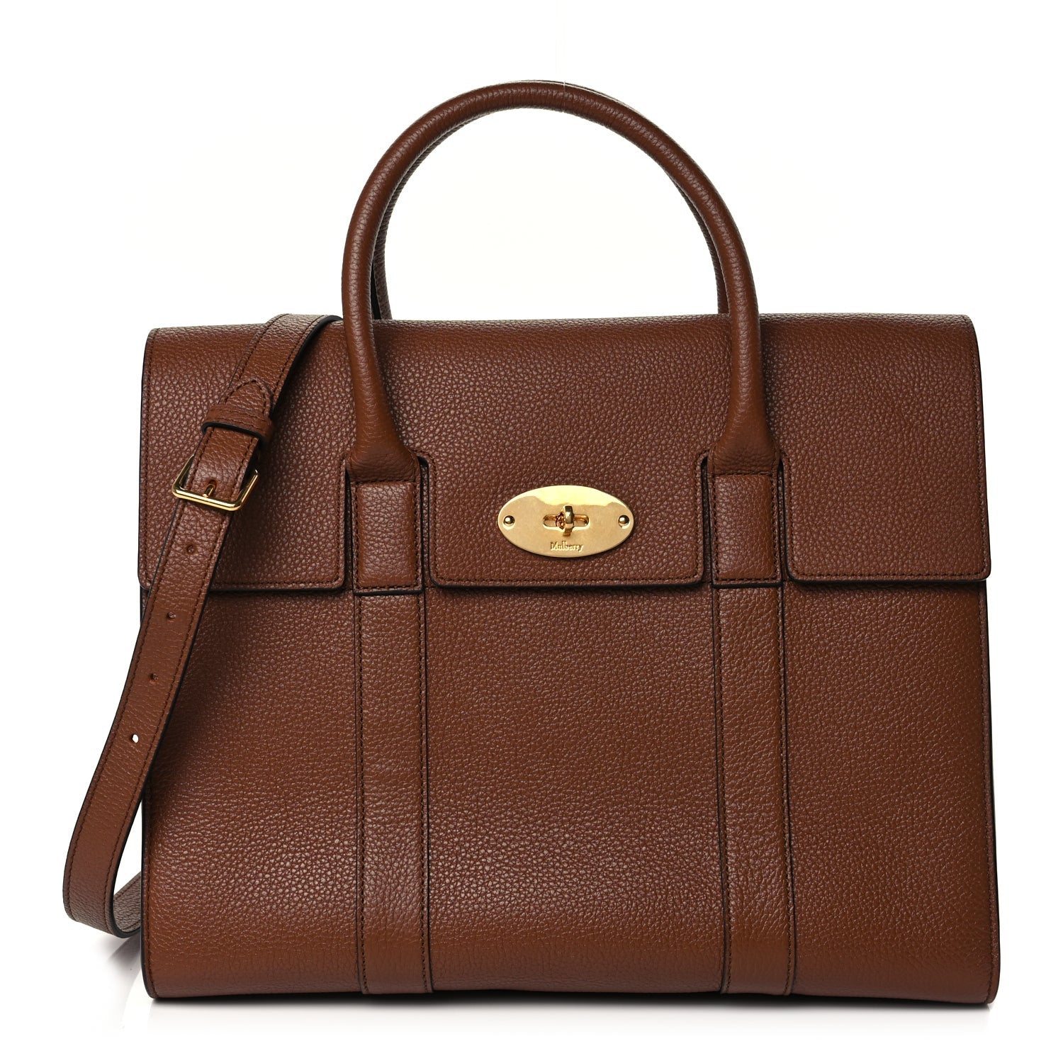 Mulberry Classic Grain Medium New Bayswater Oak Oak 1 of 8