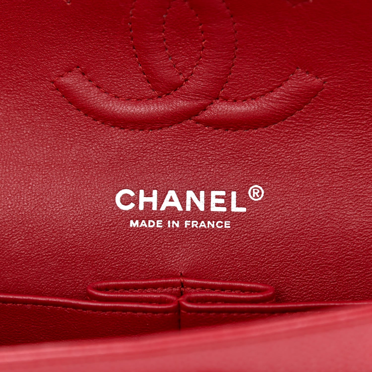 Chanel Caviar Quilted Medium Double Flap Red 6 of 12