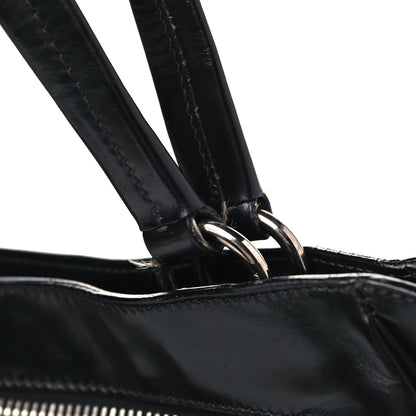 Prada Tessuto Nylon Soft Calfskin Shoulder Bag Black 14 of 15