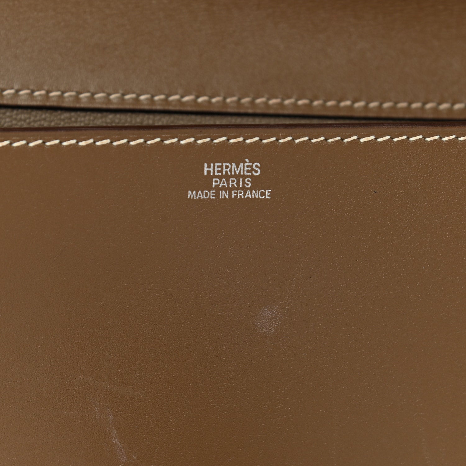 Hermes Tadelakt Medor 23 Clutch Etoupe 6 of 10