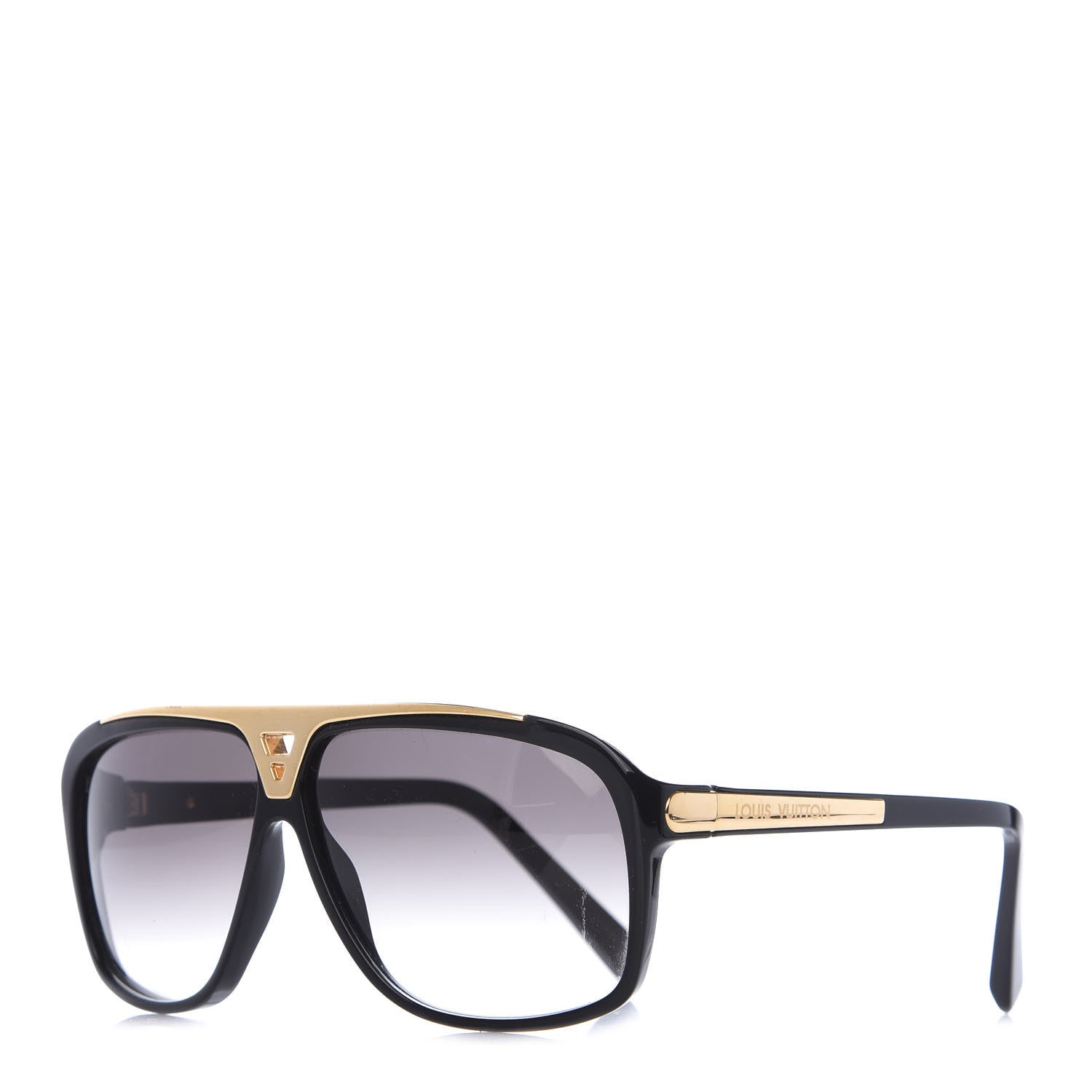 Louis Vuitton Acetate Evidence Sunglasses Z0350W Black 1 of 7