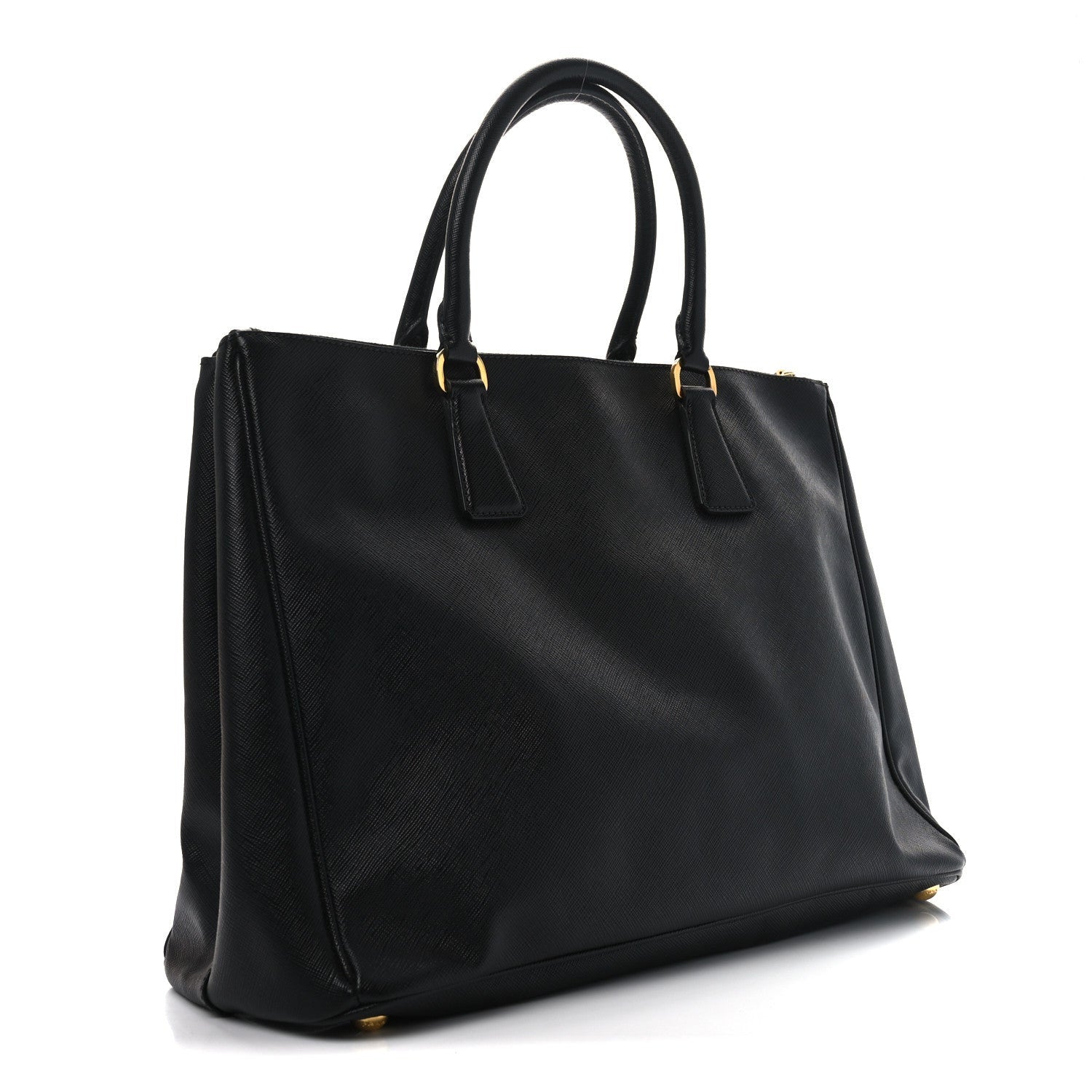 Prada Saffiano Lux Large Galleria Double Zip Tote Black 3 of 7