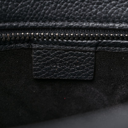 Celine Drummed Calfskin Nano Luggage Black 6 of 10