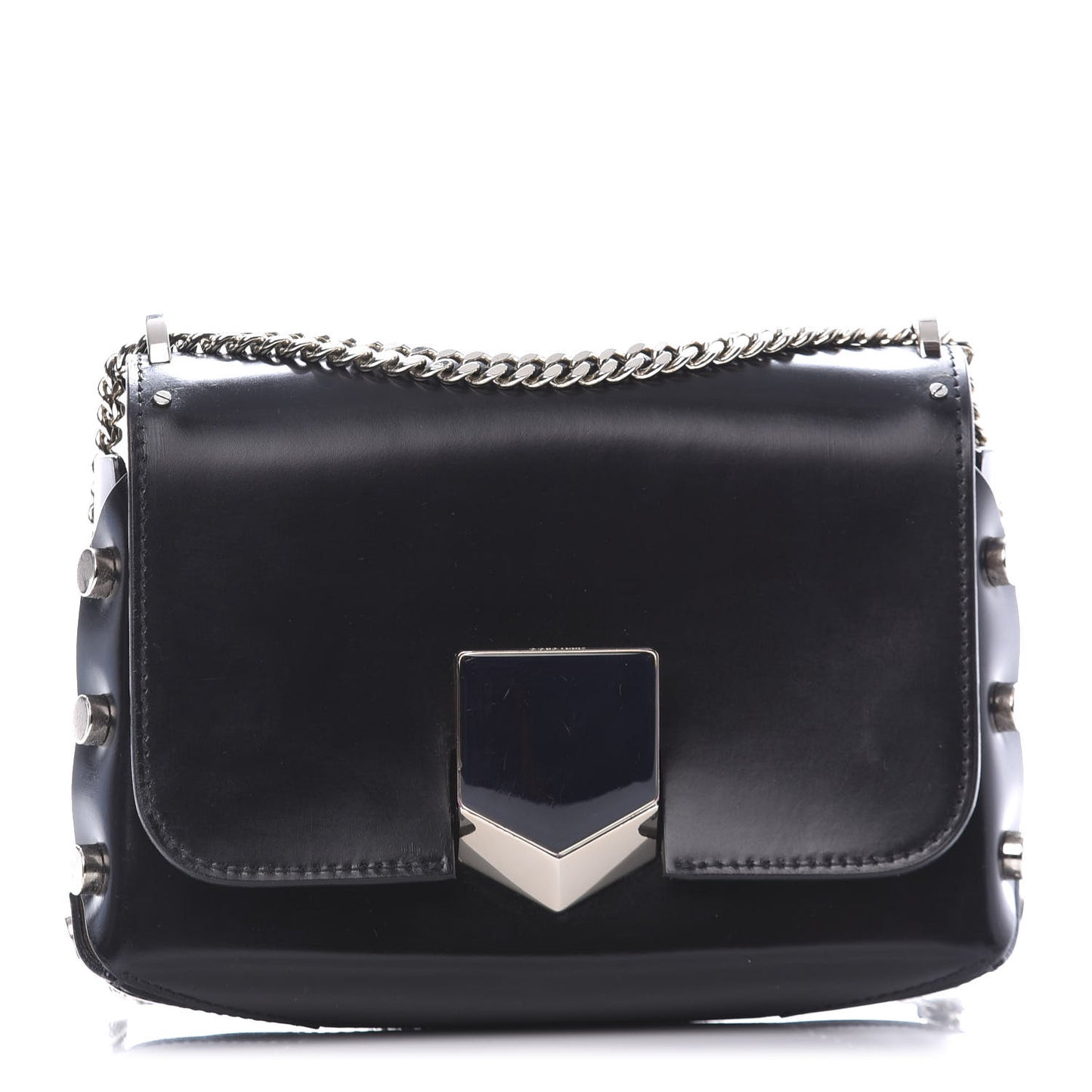 Spazzolato Lockett Petite Shoulder Bag Black