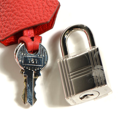 Hermes Togo Kelly Retourne 32 Vermillion 25 of 26