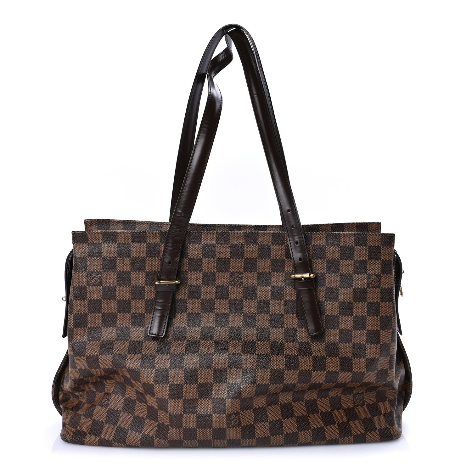 Louis Vuitton Damier Ebene Chelsea Tote Brown 1 of 8