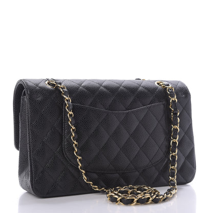 Chanel Caviar Quilted Medium Double Flap Black 3 of 10