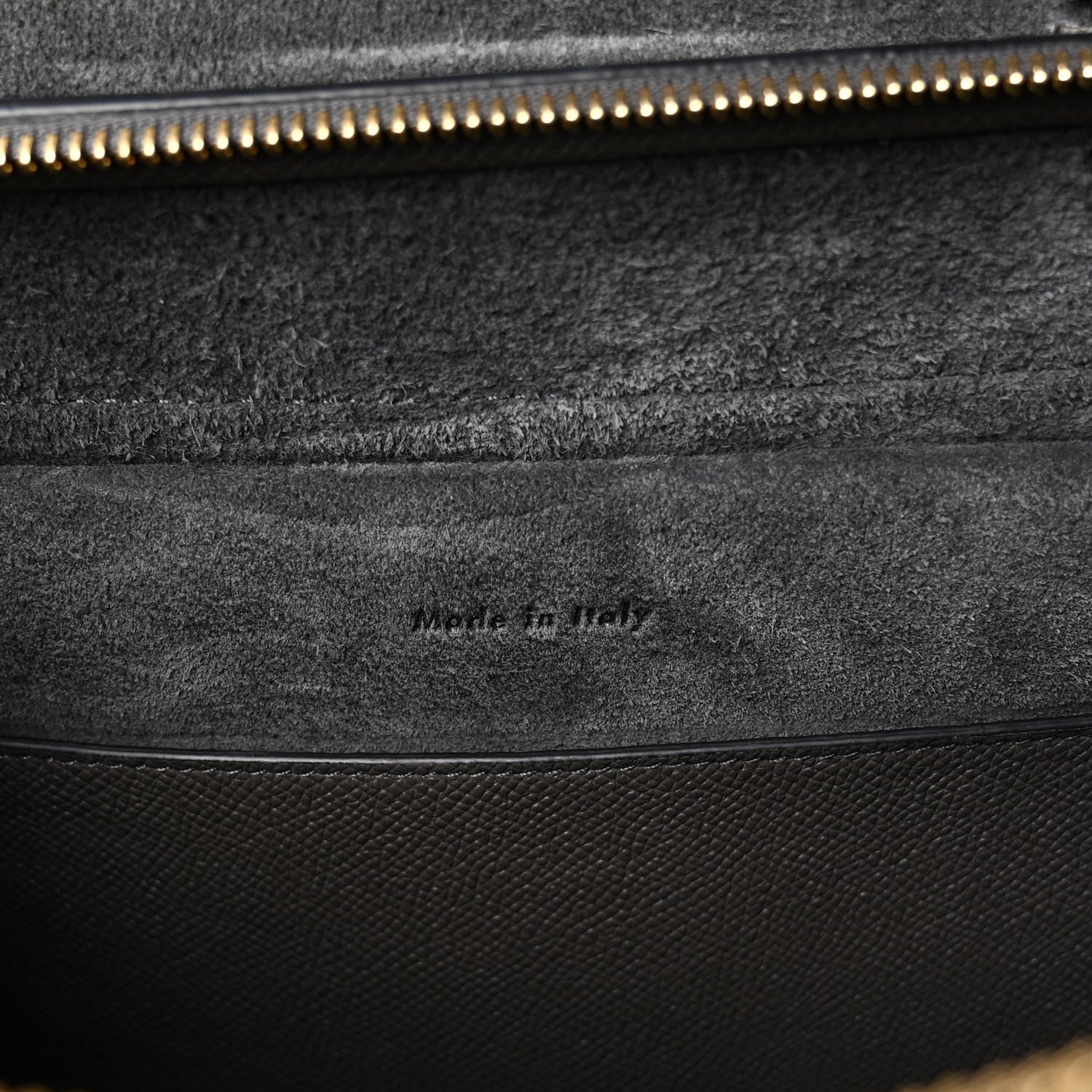 Celine Grained Calfskin Micro Belt Bag Grey 7 of 10