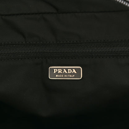 Prada Tessuto Nylon Raso Bear Small Handle Bag Black 6 of 8