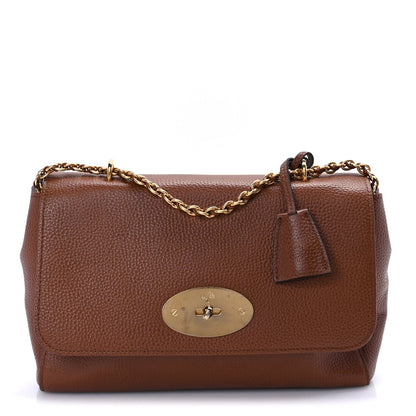 Mulberry Small Classic Grain Calfskin Medium Lily Flap  Oak 1 of 7