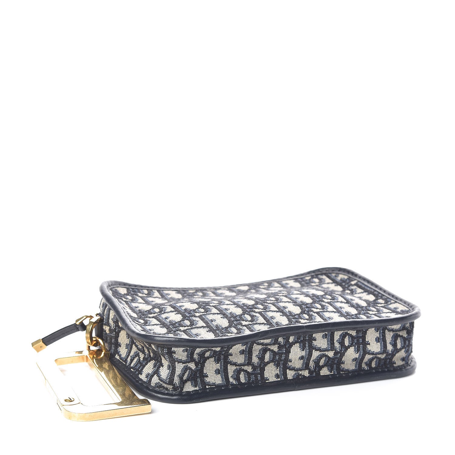 Christian Dior Oblique Diorquake Clutch Blue 4 of 10