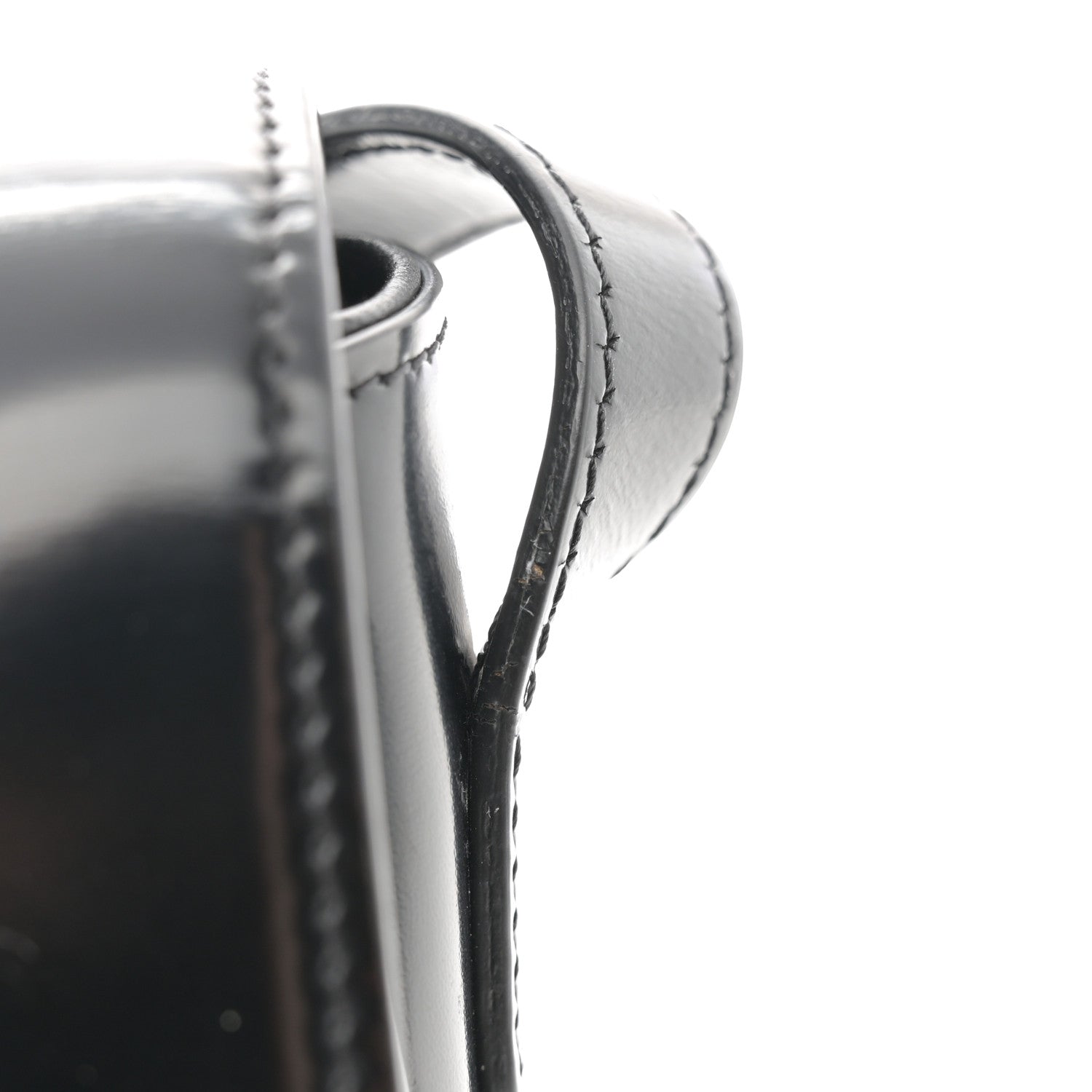 Celine Shiny Calfskin Teen Cuir Triomphe Black 12 of 12