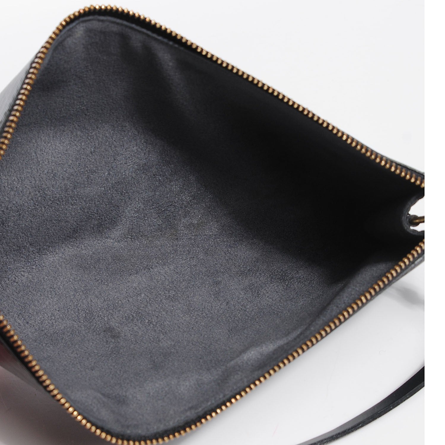 Louis Vuitton Epi Pochette Accessories 24 Black 5 of 7