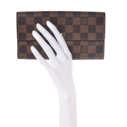 Louis Vuitton Damier Ebene Sarah Wallet 2 of 8