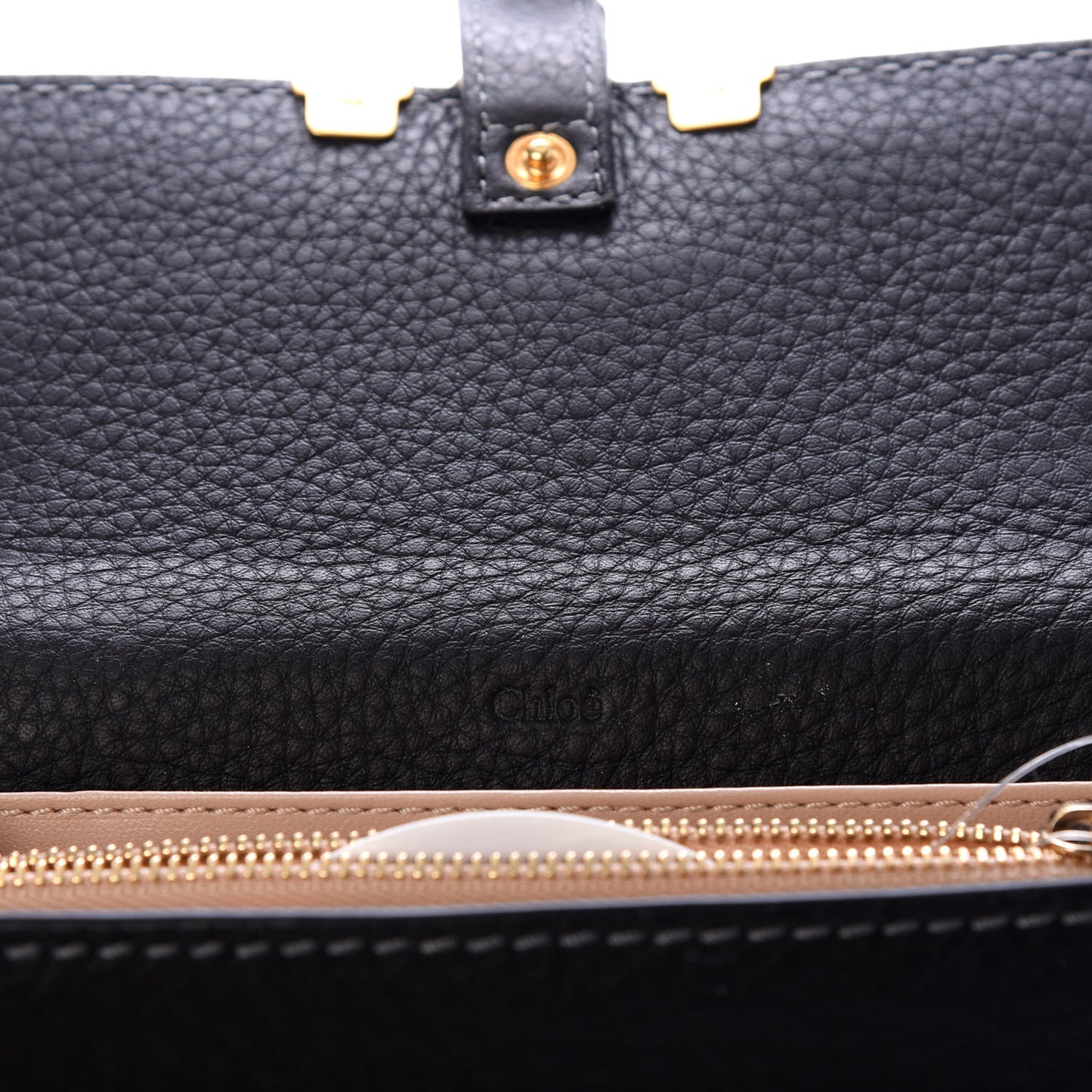 Calfskin Marcie Continental Flap Wallet Black