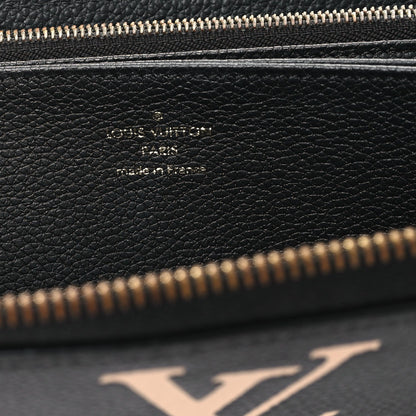 Louis Vuitton Empreinte Monogram Giant Zippy Wallet Black Beige 6 of 6