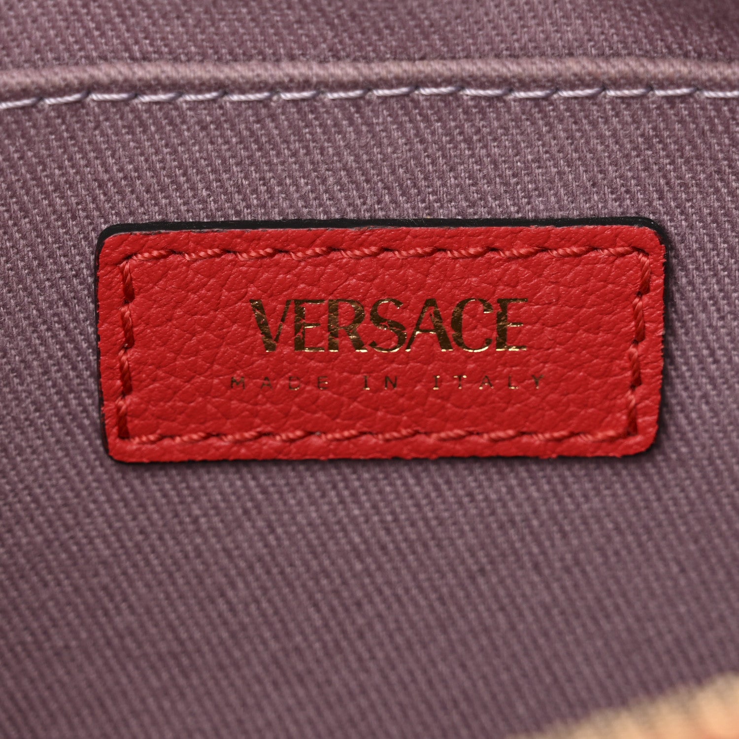 Versace Grained Calfskin Medusa Camera Bag Red 6 of 9