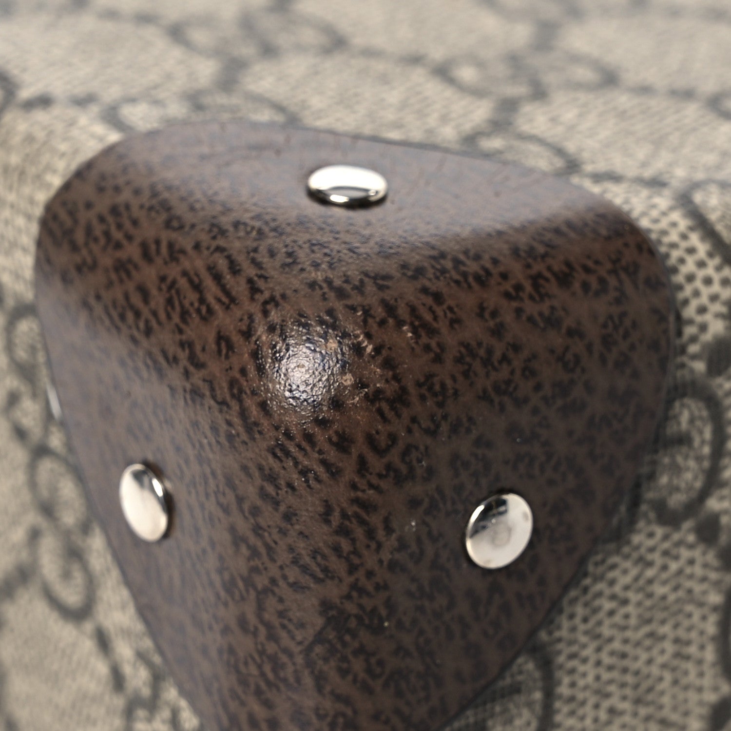 Gucci GG Supreme Monogram Globe-Trotter Beauty Case Brown 12 of 15