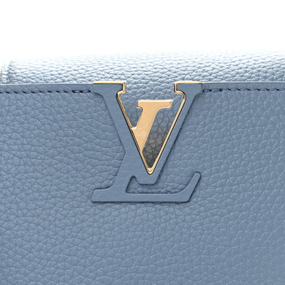 Louis Vuitton Taurillon Scrunchie Capucines BB Blue 8 of 10