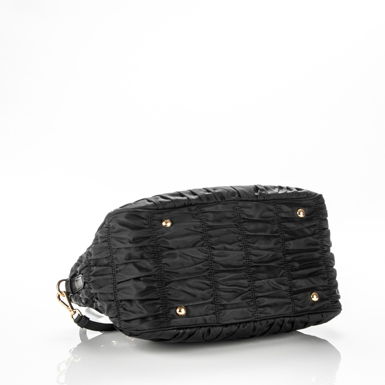 Prada Tessuto Nylon Gaufre Tote Nero Black 4 of 7