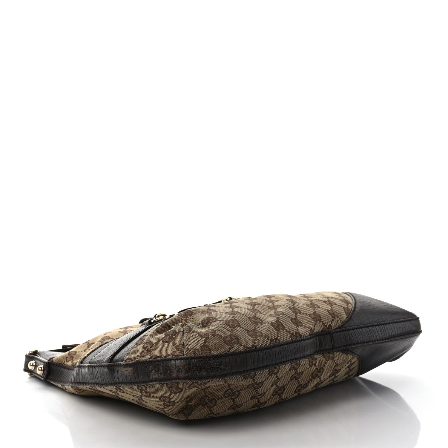 Gucci Monogram Hasler Hobo Dark Brown 4 of 14