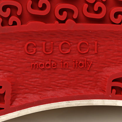 Gucci GG Monogram Womens 1977 Tennis Slip On 30mm Sneakers 36.5 Beige Ebony Mystic White 6 of 11