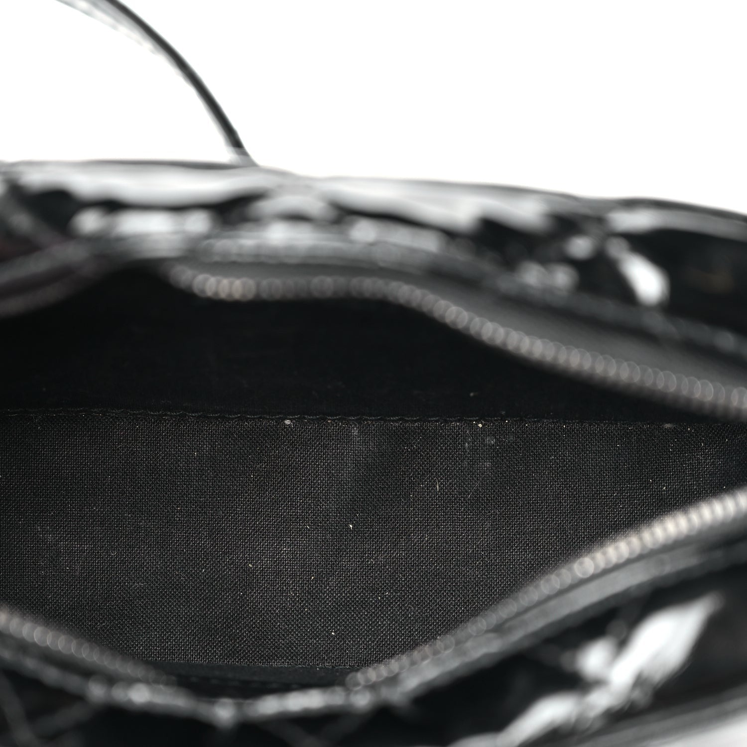Balenciaga Patent Quilted XS Ville Camera Bag Black 4 of 9