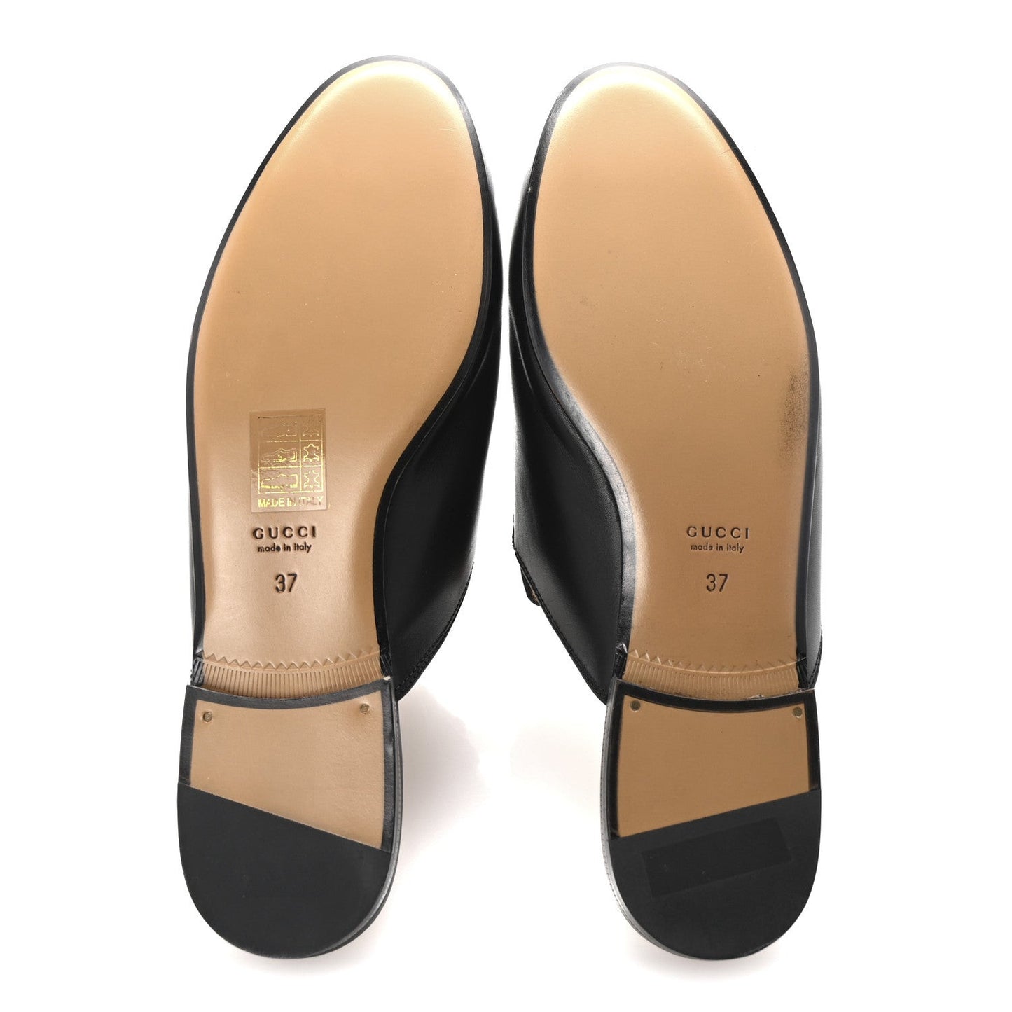 Calfskin Womens Princetown Slippers 37 Black
