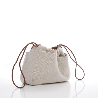 Hermes Canvas Barenia Fourbi Insert PM Natural Fauve 3 of 7