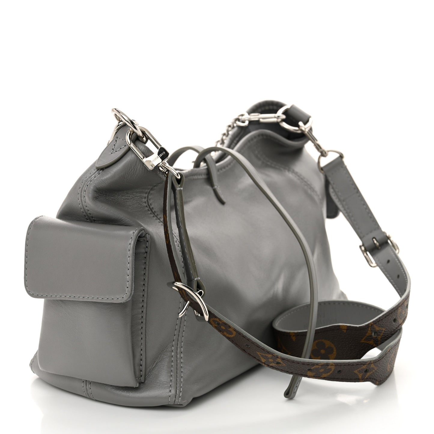 Lambskin CarryAll Cargo Vibe PM Trianon Gray