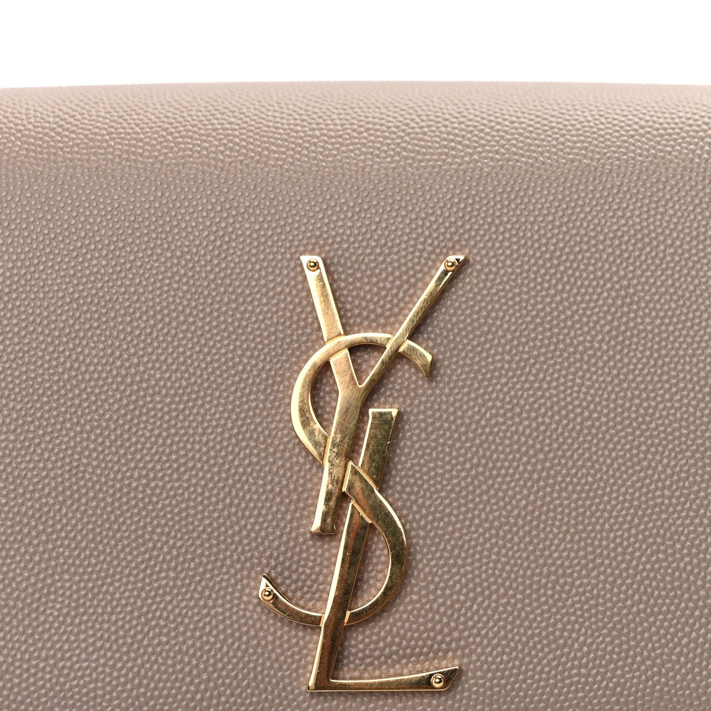 Grain De Poudre Small Monogram Kate Satchel Dark Beige
