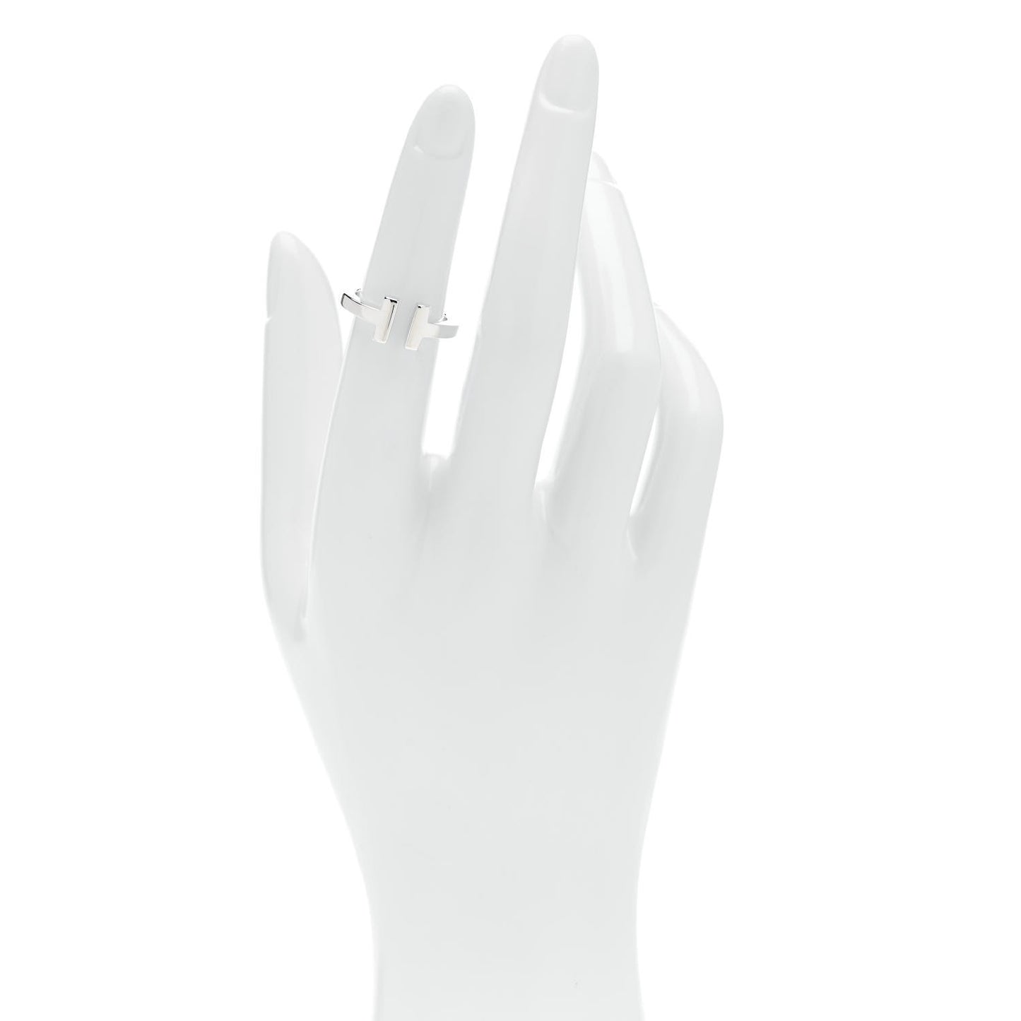 Sterling Silver T Square Ring 49 5