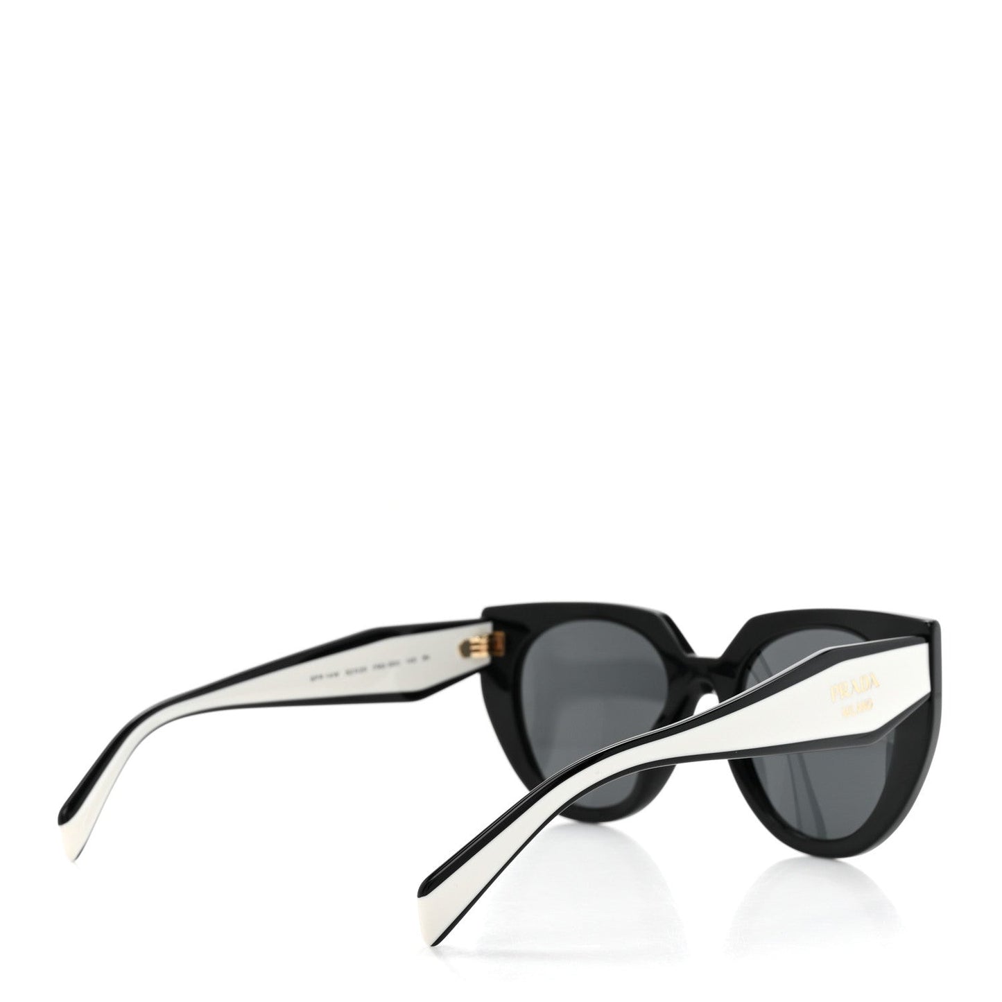 Acetate Sunglasses SPR 14W Black White
