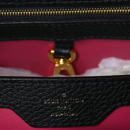 Louis Vuitton Taurillon Capucines BB  Black 5 of 9