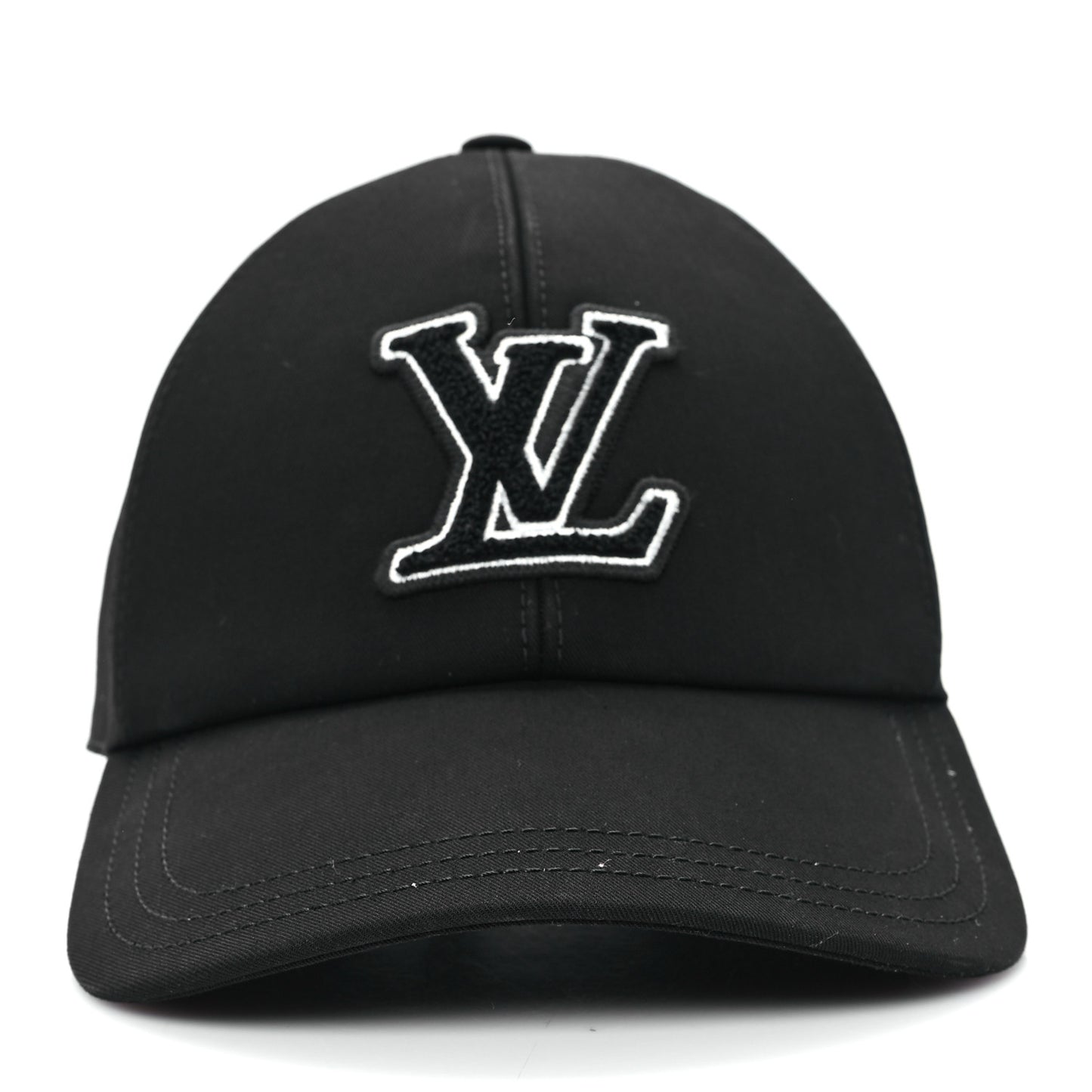 Cotton LV signature Cap  Black