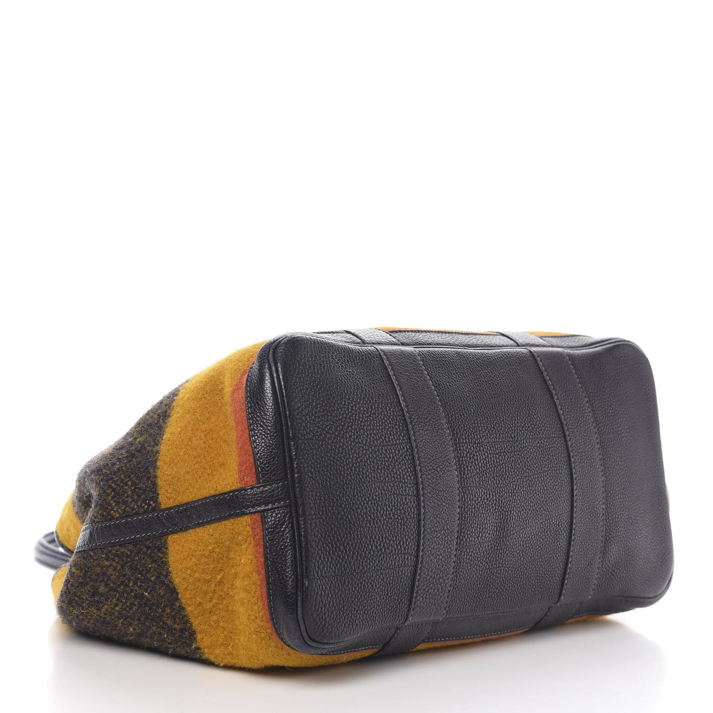 Wool Rocabar Garden Party Tote 36 MM Orange Black