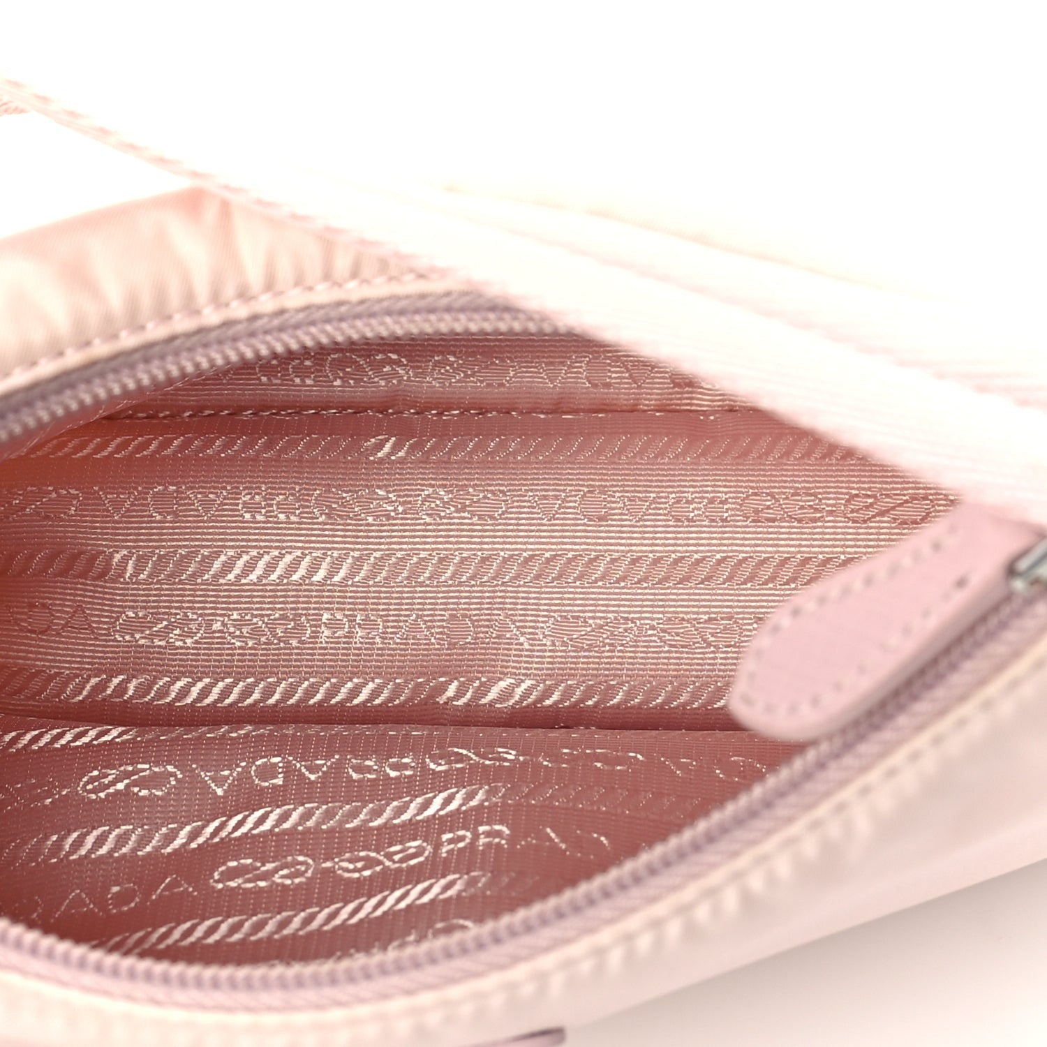 Prada Tessuto Nylon Saffiano Re-Edition 2000 Bag  Alabastro 4 of 8