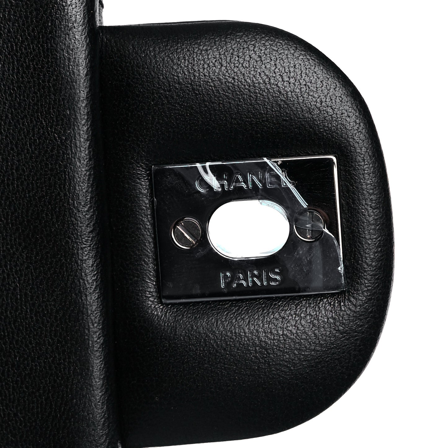 Lambskin Quilted Mini Rectangular Flap Black