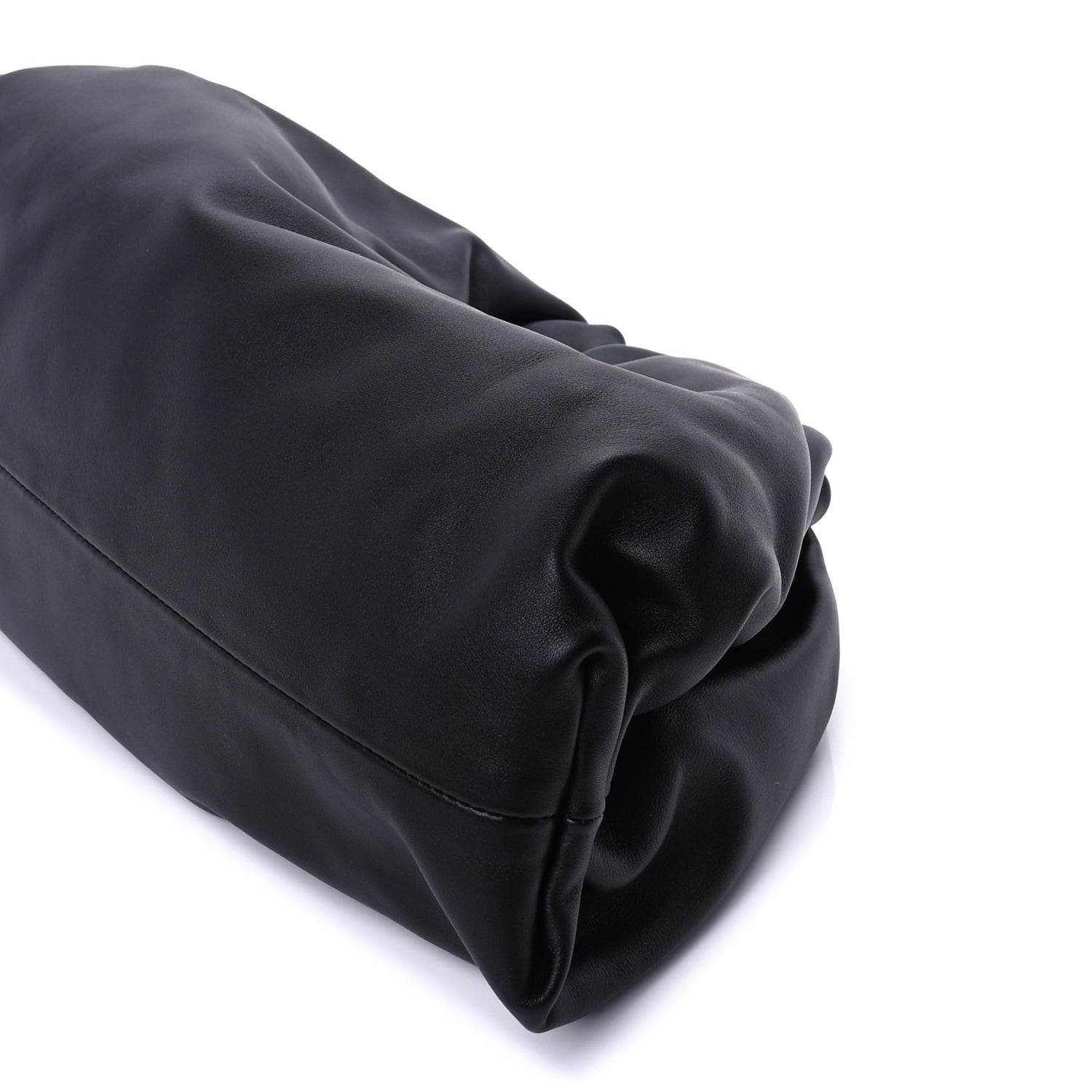 Bottega Veneta Smooth Butter Calf The Pouch Oversized Clutch  Black 8 of 8