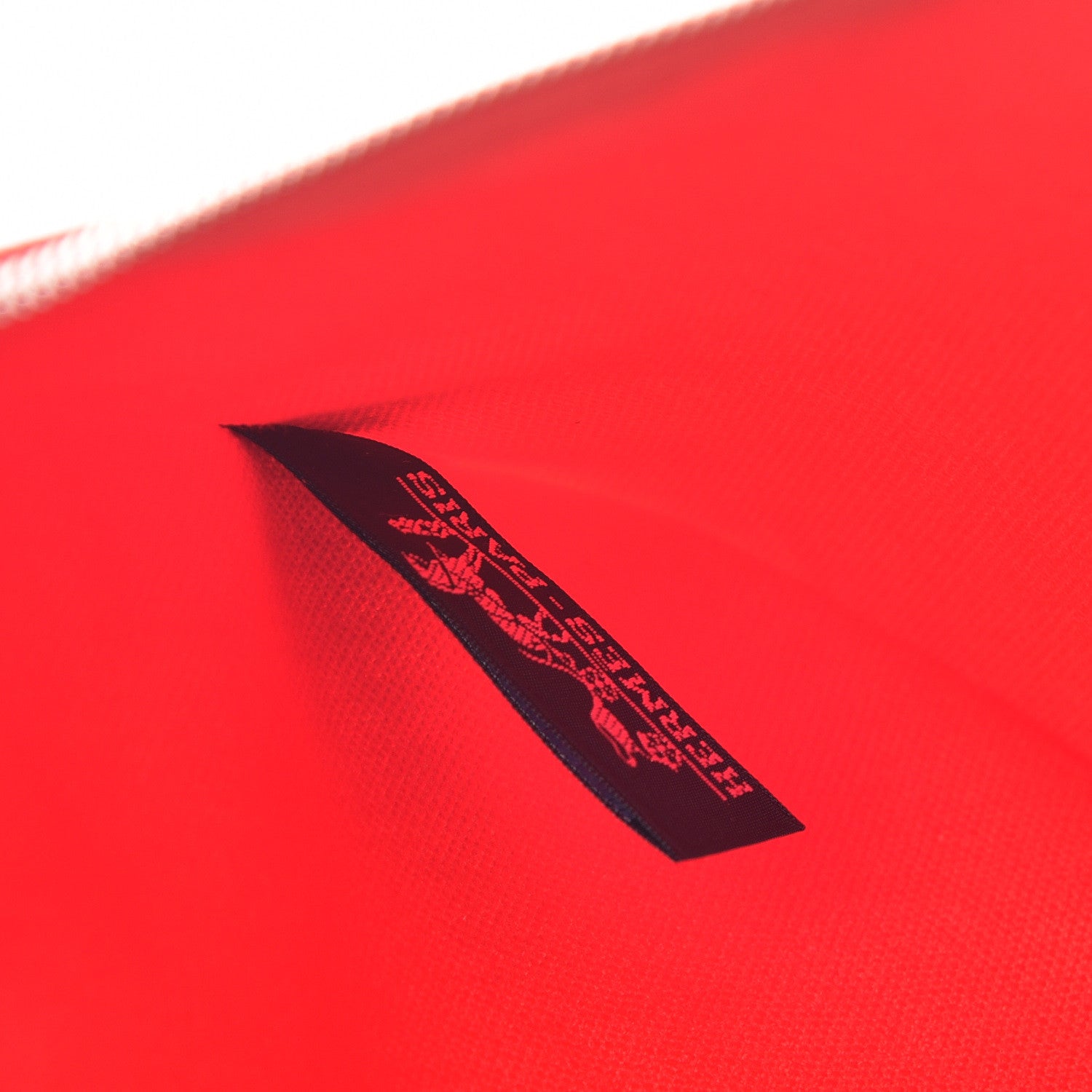 Hermes Toile Flat Yachting Pouch Rouge 6 of 8