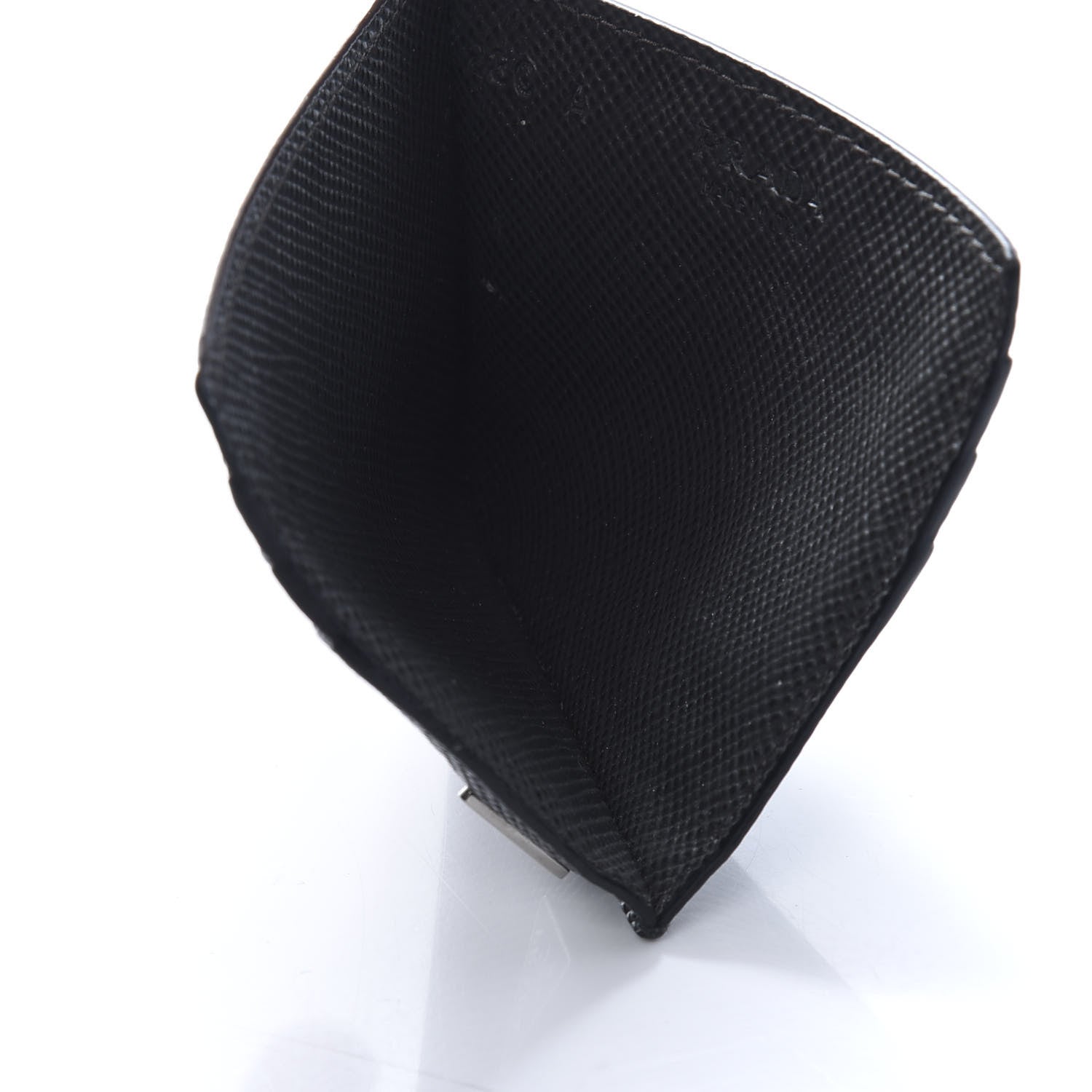 Prada Saffiano Card Holder Black 5 of 6