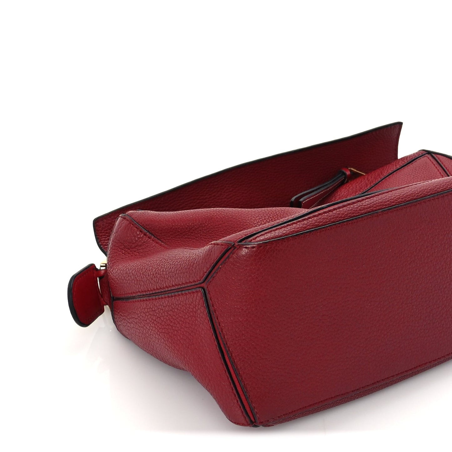 Calfskin Small Puzzle Bag  Rouge