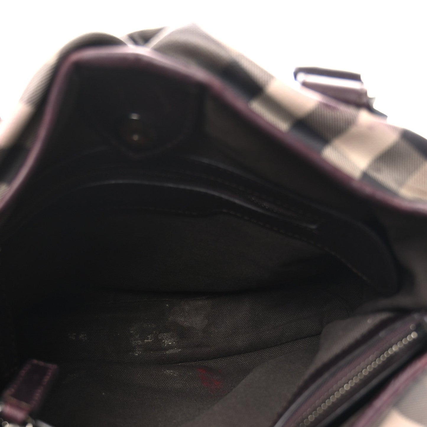 Smoked Check Small Northfield Tote Plum