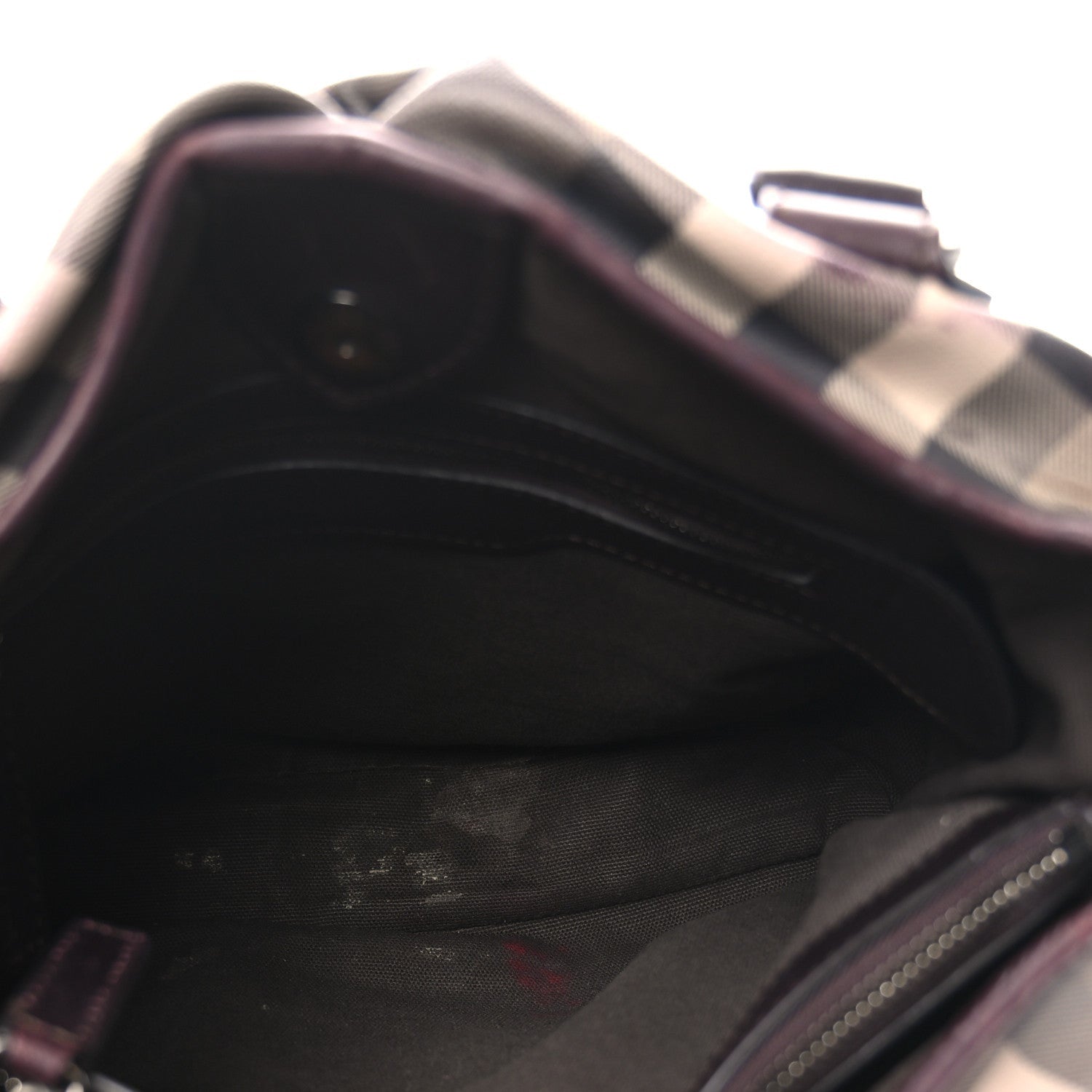 Burberry Smoked Check Small Northfield Tote Plum 5 of 7