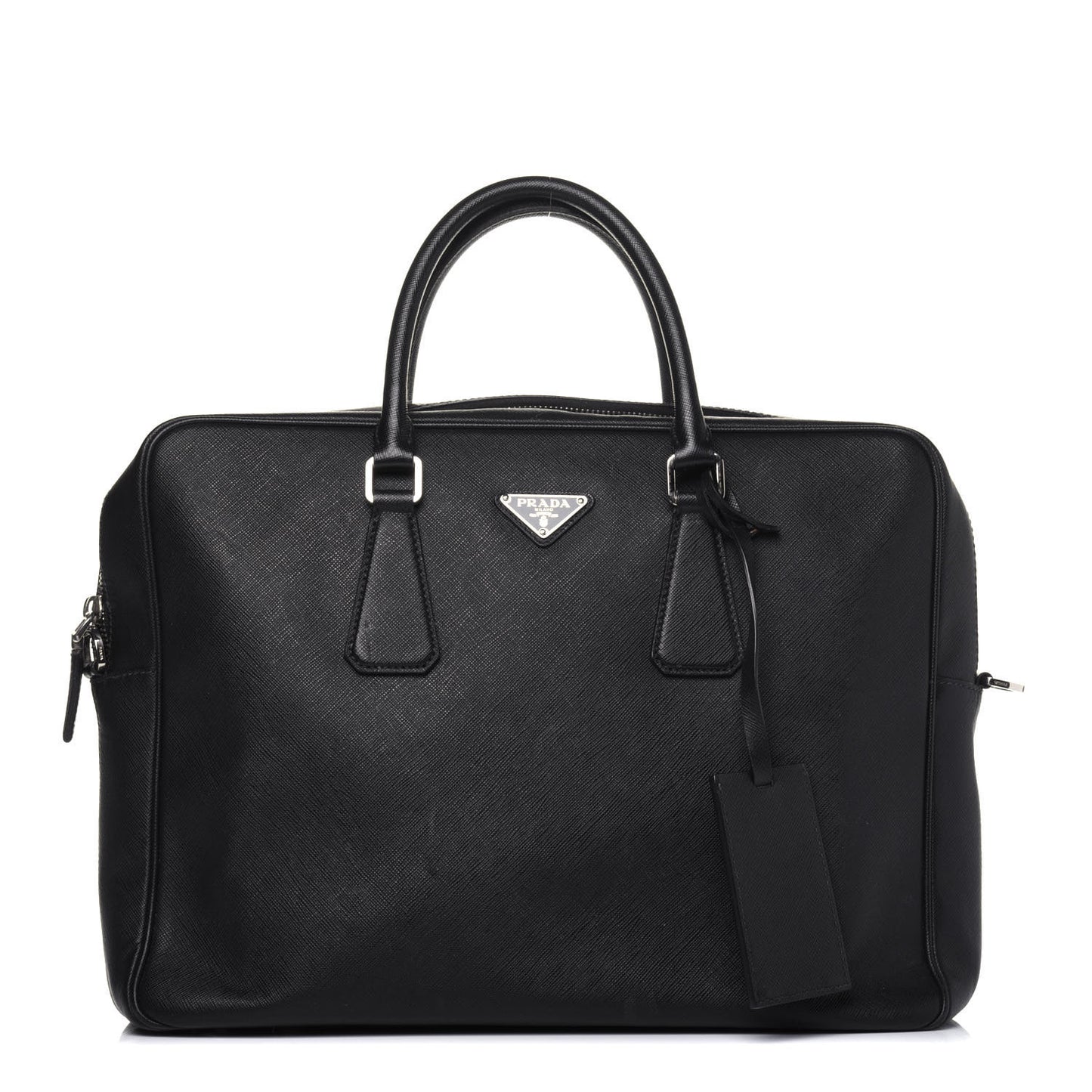 Saffiano Travel Briefcase Nero Black