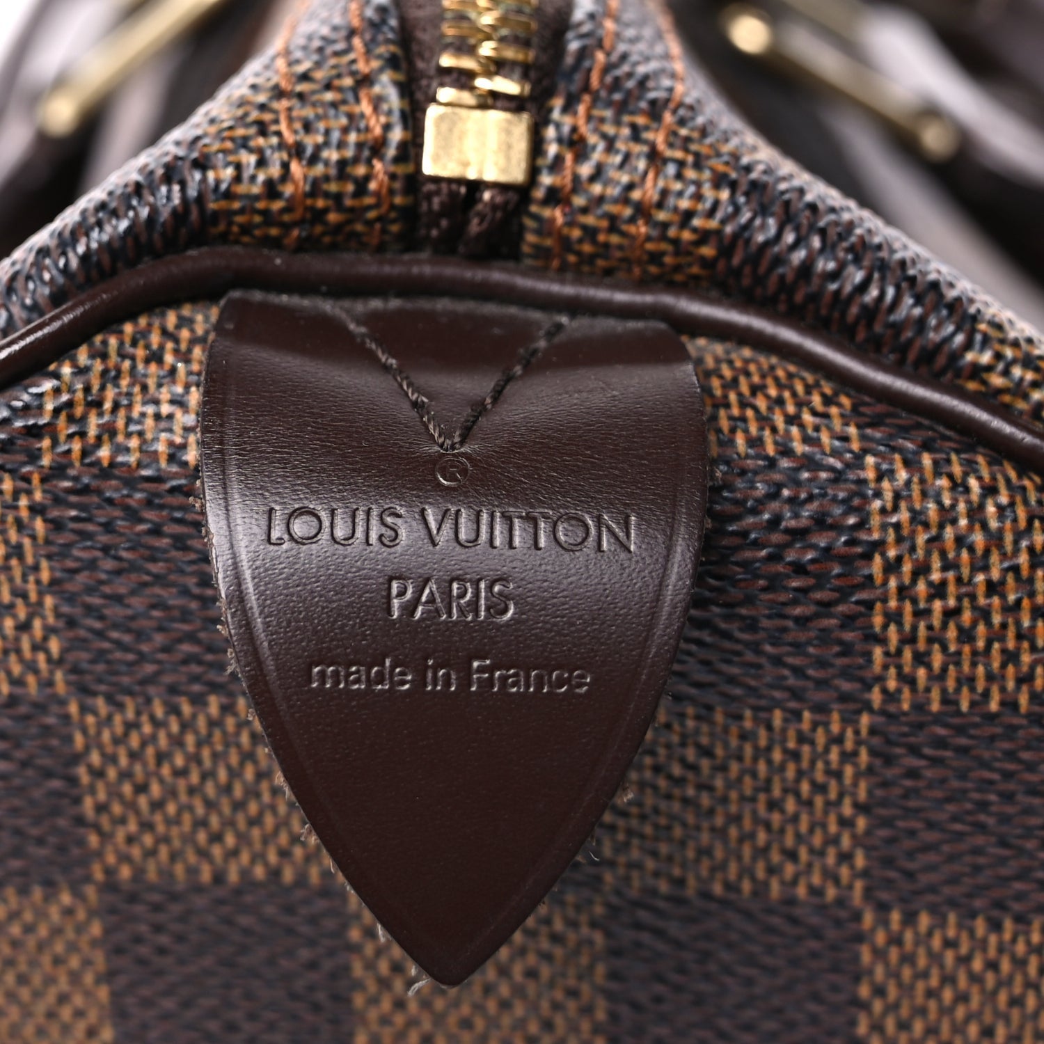 Louis Vuitton Damier Ebene Speedy 30 6 of 9